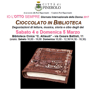 locandina Cioccolato in Biblioteca
