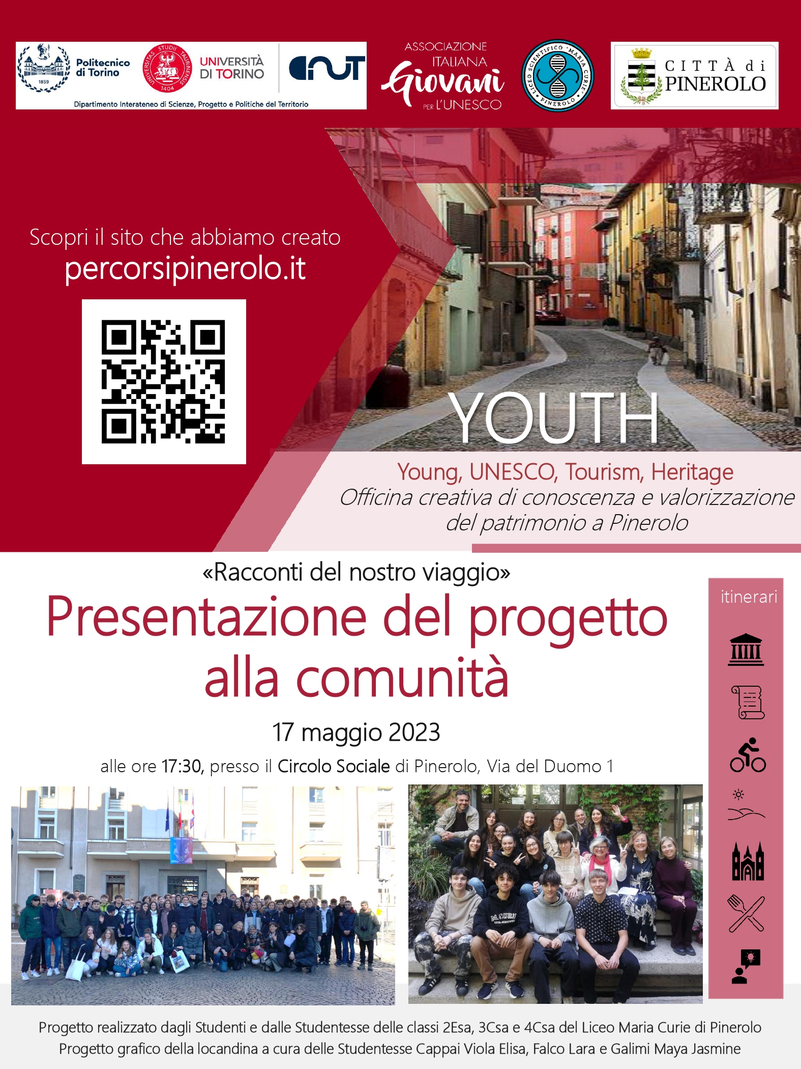 Locandina evento Youth del 17 maggio 2023